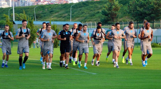Trabzonspor, AEK maçı hazırlıklarını tamamladı