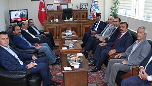 AK Parti heyetinden VESOB'a ziyaret