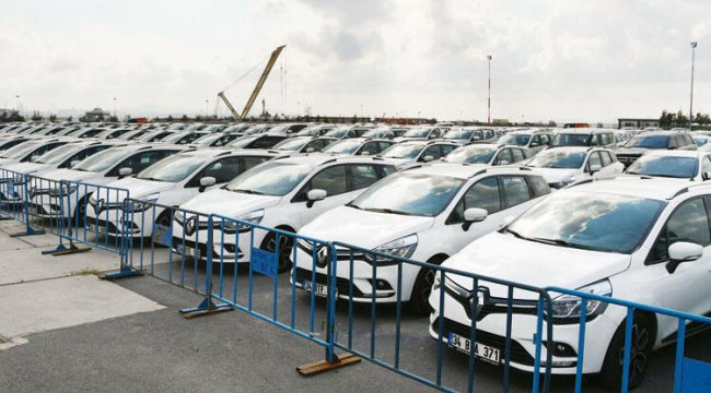 Kiralık araçlar Yenikapı'da