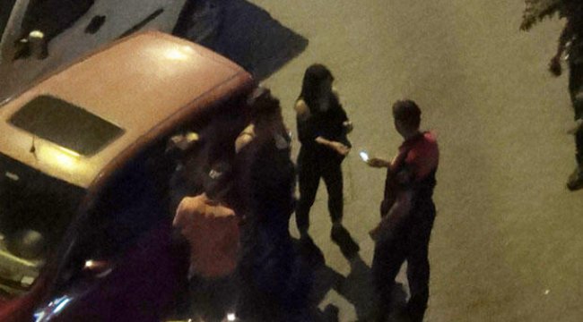Kızlar birbirine girdi