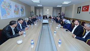 İLÇE BAŞKANLARINA KARŞILAMA