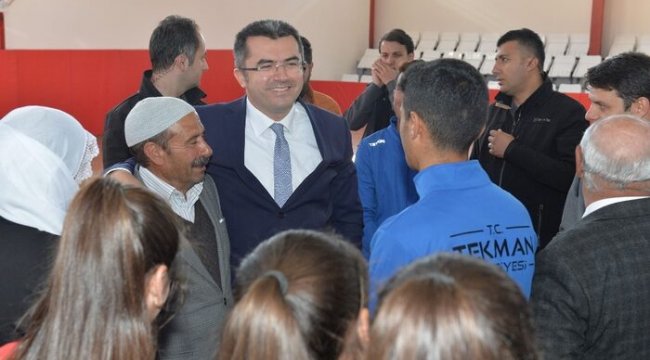 Meralarda antrenman yapan milli sporcular salona kavuştu