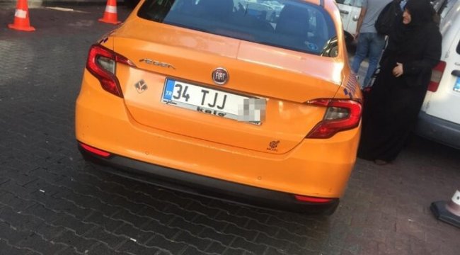 Taksicinin turistten 150 lira aldığı iddiası