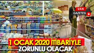 1 OCAK İTİBARİYLE ZORUNLU OLACAK