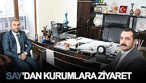 Başkan Say’dan kurumlara ziyaret