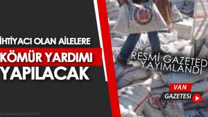 İhtiyacı olan ailelere kömür yardımı yapılacak