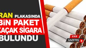 Yolcu Otobüsünde 1123 Paket Kaçak Sigara Bulundu