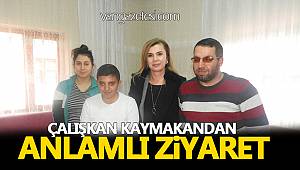 Kaymakam Uçar Arpa’dan Anlamlı ziyaret