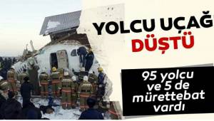 Son dakika yolcu uçağı düştü çok sayıda ölü ve yaralılar var