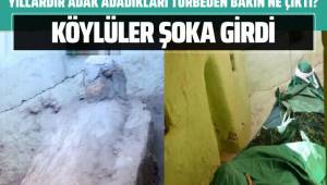 Yıllardır adak adanan türbede bakın ne çıktı