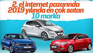 2019 yılında internet pazarında en çok satılan ikinci el araçlar
