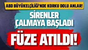 ABD Büyükelçiliği yakınına füze saldırısı