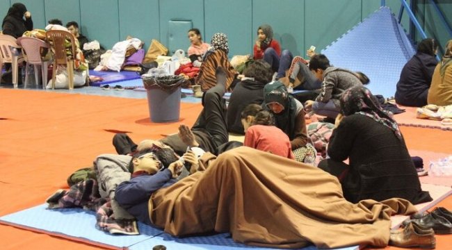Depremzedeler için zor anlar böyle kaydedildi