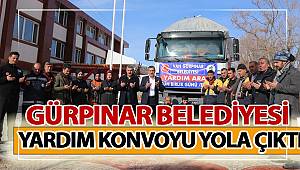 Gürpınar Belediyesi Yardım Kamyonu Yola Çıktı
