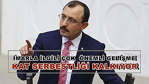 İmarla ilgili çok önemli kanun teklifi