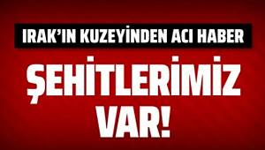 Irak'ın kuzeyinde bir asker ile güvenlik korucusu şehit oldu