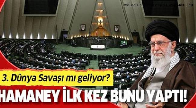İran'da bir ilk! Hamaney ilk kez bunu yaptı