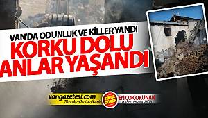 SON DAKİKA! VAN'DA ODUNLUK VE KİLER YANDI - KORKU DOLU ANLAR YAŞANDI