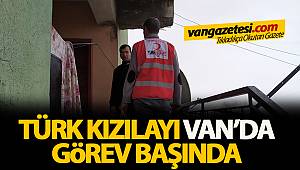 Türk Kızılay'ı Van'da Görev Başında