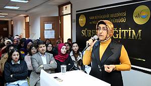 VALİ BİLMEZ'İN EŞİ MERAL BİLMEZ, 'SÜREKLİ EĞİTİM MERKEZİNİ' ZİYARET ETTİ