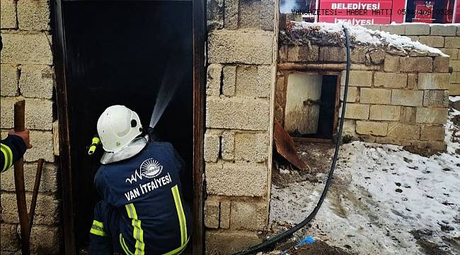 Van'da Odunluk Yangını