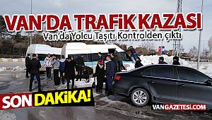 Van'da Trafik Kazası - Van Edremit'te Yolcu Taşıtı Kontrolden Çıktı - Van Haberleri