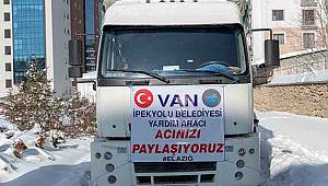 VAN'DAN ELAZIĞ'A YARDIMLAR EKSİLMİYOR