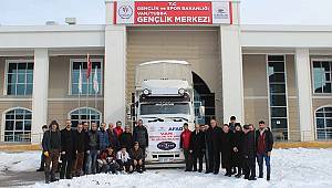 VAN GENÇLİK SPOR İL MÜDÜRLÜĞÜNDEN ELAZIĞ’A YARDIM