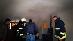 Van'ın Edremit İlçesinde Ev Yangını