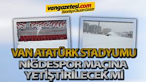  Van Şehir Stadyumu Cumartesi Oynanacak Niğde Maçına Yetiştirilmeye Çalışılıyor