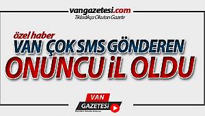 VAN, YENİ YILA GİRERKEN EN ÇOK SMS GÖNDEREN ONUNCU İL OLDU
