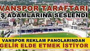 Vanspor Reklam Panolarından Kazanç Elde Etmek İstiyor