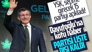 YSK, seçime girecek 15 partiyi açıkladı