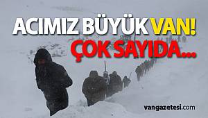 Acımız büyük VAN' Çok sayıda... Van haberleri - Van haber