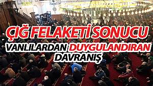 Çığ Sonucu Vanlılardan Duygulandıran Davranış