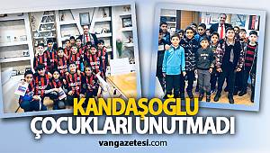 KANDAŞOĞLU, ÇOCUKLARI UNUTMADI - Van haber