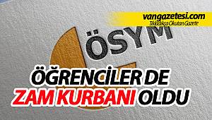 ÖĞRENCİLERDE ZAM KURBANI OLDU