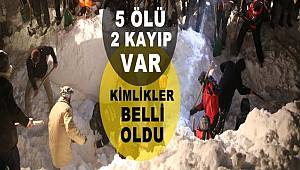 Van Bahçesaray çığ faciasında ölenlerin isimleri! 2 kişi hala yok