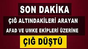 Van'da Çığ Altındakileri arayan ekiplerin üzerine çığ düştü