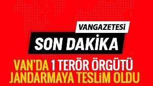 Vanhaber - VAN'DA 1 TERÖR ÖRGÜTÜ JANDARMAYA TESLİM OLDU