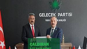 Ak Parti'li Şahin Gelecek Partisinin Çaldıran İlçe Teşkilat Başkanı Oldu