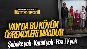 Van'da bu köyün öğrencileri mağdur - Şebeke yok - Kanal yok - Eba TV yok