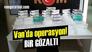 Van’da operasyon! Bir gözaltı