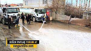 Vanhaber -Van Tuşba bölgesi sabunlu su ile yıkanıyor
