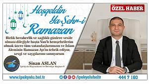 ASLAN'DAN RAMAZAN AYI MESAJ YAYIMLADI