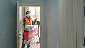 GÖNÜLLERE SU SERPEN BELEDİYE