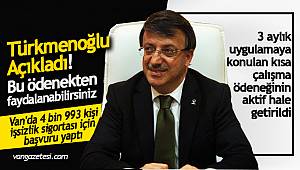 Türkmenoğlu Açıkladı! Bu ödenekten faydalanabilirsiniz