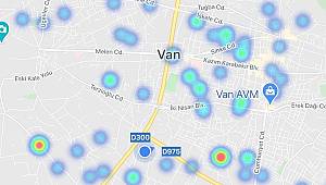 Van’ın Koronavirüs Yoğunluk Haritası Yayınlandı