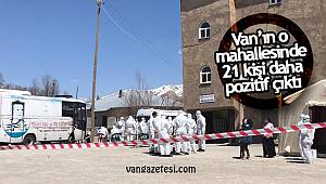 Van'ın o mahallesinde 21 kişi daha pozitif çıktı – (Koronavirüs Testi)