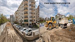 Van'da bu mahallede yol çalışmaları başladı